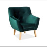 Кресло NORDIC 1 Velvet Bluvel 78  Signal (зеленый)} заказать в Курске по цене 43 923 руб. с доставкой в Курск