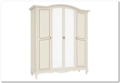 Шкаф четырехдверный из массива бука Авиньон