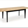Стол обеденный Halmar EDMONDO 160 раскладной (дуб/черный)} заказать в Курске по цене 104 586 руб. с доставкой в Курск