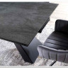 Стол обеденный Signal SALVADORE Ceramic 180 раскладной (серый мрамор/черный мат)} заказать в Курске по цене 138 193 руб. с доставкой в Курск