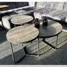 Комплект Signal Demeter (3 стола журнальных) (бетон/черный)} заказать в Курске по цене 27 417 руб. с доставкой в Курск