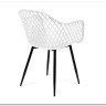 Стул DIEGO (mod. 8003) металл/пластик белый/черный} заказать в Курске по цене 6 160 руб. с доставкой в Курск