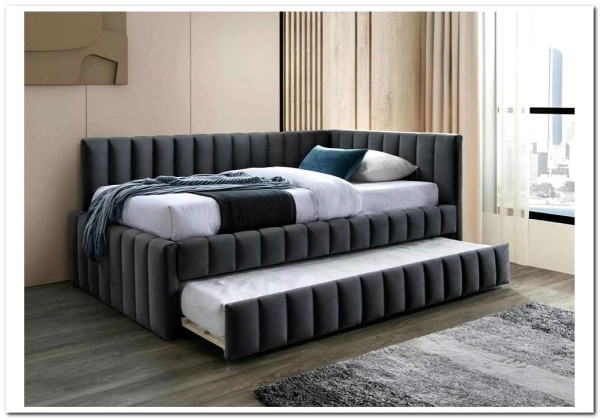 Кровать SIGNAL ALFIE Velvet Bluvel 14 темно-серый, 120/200} заказать в Курске по цене 77 985 руб. с доставкой в Курск