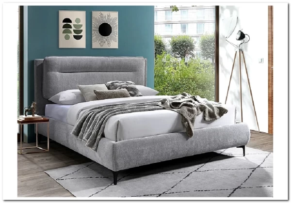 Кровать SIGNAL NIKOZJA Raven 06 светло-серый, 160/200} заказать в Курске по цене 66 718 руб. с доставкой в Курск