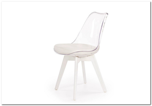 Стул кухонный Halmar K245 (бесцветный/белый)} заказать в Курске по цене 9 575 руб. с доставкой в Курск