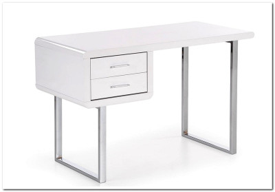 Стол компьютерный Halmar B-30 (белый/хром)