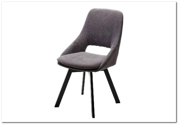 Стул ASP, 360 град. поворот. B28 Темно-серый, велюр / черный каркас} заказать в Курске по цене 8 990 руб. с доставкой в Курск