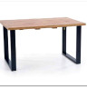 Стол обеденный Halmar VENOM 160/210 раскладной (дуб вотан/черный)} заказать в Курске по цене 63 780 руб. с доставкой в Курск