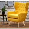 Кресло MARVEL  Halmar (желтый/натуральный)} заказать в Курске по цене 34 406 руб. с доставкой в Курск