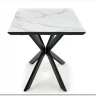 Стол обеденный Halmar DIESEL раскладной (белый мрамор/темно-серый/черный)} заказать в Курске по цене 73 944 руб. с доставкой в Курск