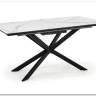 Стол обеденный Halmar DIESEL раскладной (белый мрамор/темно-серый/черный)} заказать в Курске по цене 73 944 руб. с доставкой в Курск