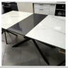 Стол обеденный Halmar DIESEL раскладной (белый мрамор/темно-серый/черный)} заказать в Курске по цене 73 944 руб. с доставкой в Курск
