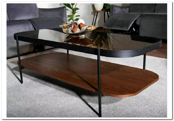 Стол журнальный Signal PRIMA A (орех/черный мат)} заказать в Курске по цене 27 971 руб. с доставкой в Курск