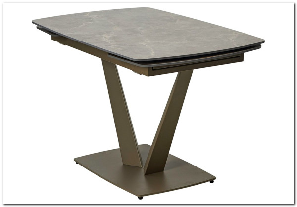 Стол ALATRI 120 MATT LATTE STONE SOLID CERAMIC / TAUPE, DISAUR} заказать в Курске по цене 67 680 руб. с доставкой в Курск