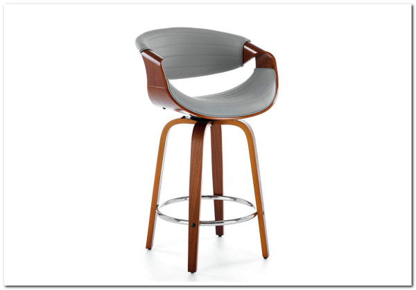 Барный стул Halmar H-123 (серый/орех)} заказать в Курске по цене 20 084 руб. с доставкой в Курск