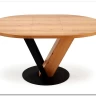 Стол обеденный Halmar FANIS OKRAGLY 120 (натуральный/черный)} заказать в Курске по цене 71 903 руб. с доставкой в Курск