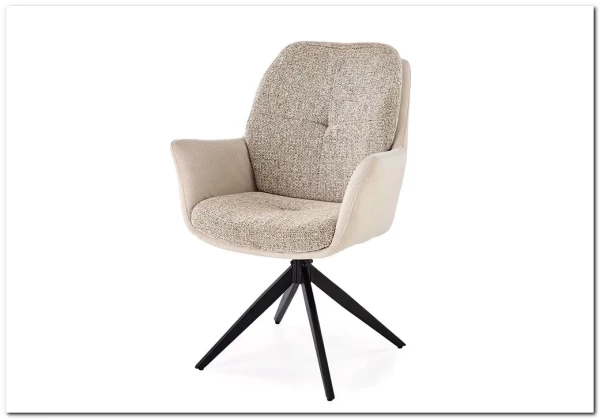 Стул кухонный Halmar K591 поворотный (светло-серый/черный)} заказать в Курске по цене 18 420 руб. с доставкой в Курск