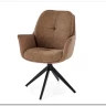 Стул кухонный Halmar K591 поворотный (коричневый/черный)} заказать в Курске по цене 18 420 руб. с доставкой в Курск