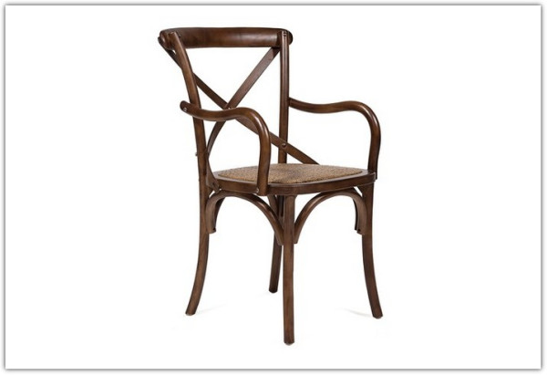 Стул с подлокотниками CROSS (mod.CB2008) тёмный орех} заказать в Курске по цене 12 800 руб. с доставкой в Курск