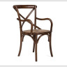 Стул с подлокотниками CROSS (mod.CB2008) тёмный орех} заказать в Курске по цене 12 800 руб. с доставкой в Курск