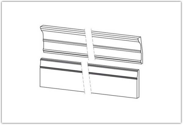 Комплект карнизов BA-LISTWY WIENCZACE BARCELONA Taranko} заказать в Курске по цене 19 436,24 руб. с доставкой в Курск