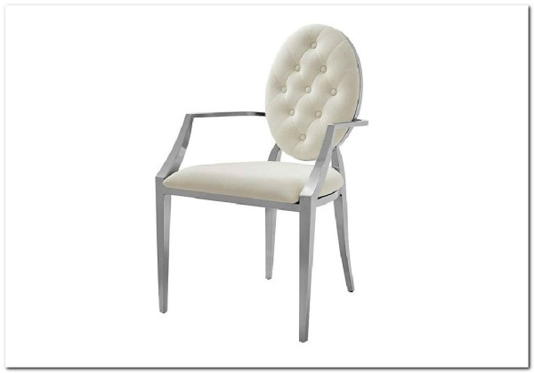 Стул Y110B бежевый бархат с подлокотниками} заказать в Курске по цене 25 500 руб. с доставкой в Курск