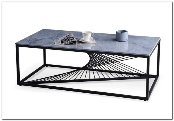 Стол журнальный Halmar INFINITY 2 (серый мрамор/черный)} заказать в Курске по цене 37 665 руб. с доставкой в Курск