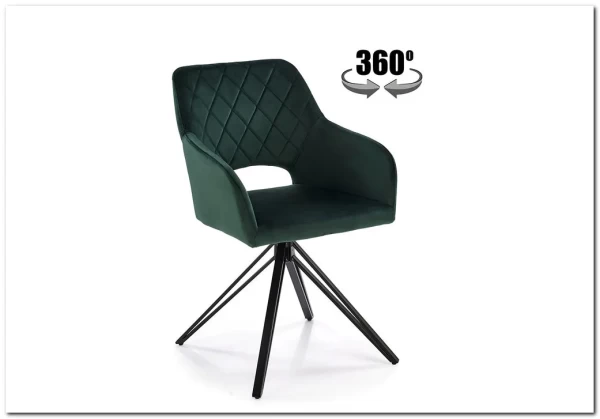 Стул кухонный Halmar K535 (зеленый/черный)} заказать в Курске по цене 13 851 руб. с доставкой в Курск