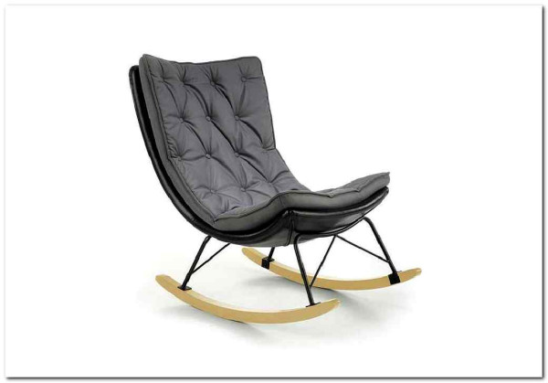 Кресло-качалка Halmar INDIGO (темно-серый/черный)} заказать в Курске по цене 37 572 руб. с доставкой в Курск