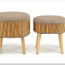 Комплект Halmar TICO, 2 пуфа (бежевый)} заказать в Курске по цене 14 850 руб. с доставкой в Курск