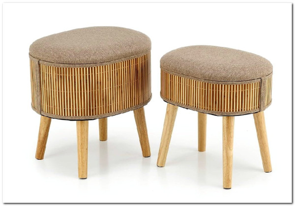 Комплект Halmar TICO, 2 пуфа (бежевый)} заказать в Курске по цене 14 850 руб. с доставкой в Курск