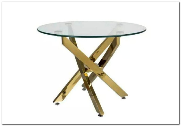 Стол журнальный Signal AGIS A (прозрачный/золотой)} заказать в Курске по цене 15 363 руб. с доставкой в Курск