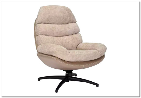 Кресло SIGNAL GISELLE (бежевый/бежевый/черный мат)} заказать в Курске по цене 42 142 руб. с доставкой в Курск