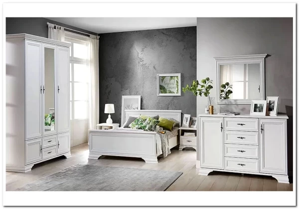 Мебель для спальни Кентаки БРВ белая} заказать в Курске по цене 140 150 руб. с доставкой в Курск