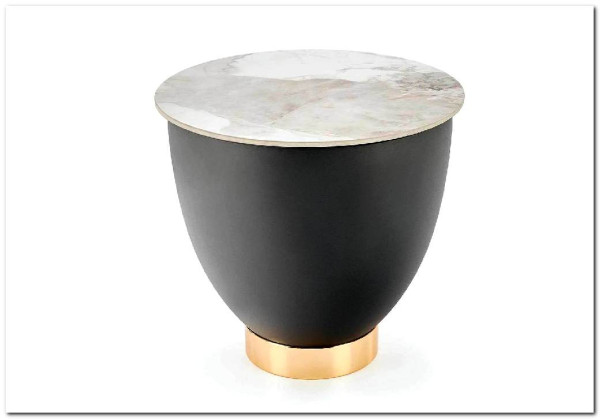 Стол журнальный Halmar CECILIA S (белый/серый/золотой)} заказать в Курске по цене 20 243 руб. с доставкой в Курск