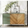 Тумба-комод Siena KOM2D3S дымчатый зеленый/дуб вотан BRW} заказать в Курске по цене 35 040 руб. с доставкой в Курск