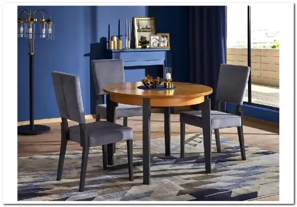 Стол обеденный Halmar SORBUS, раскладной (дуб медовый/графит)} заказать в Курске по цене 62 898 руб. с доставкой в Курск