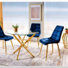 Стул кухонный Signal CHIC Velvet Bluvel 14 (серый/золотой)} заказать в Курске по цене 10 726 руб. с доставкой в Курск