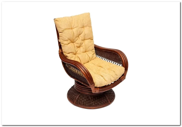 Кресло-качалка "ANDREA Relax Medium" /с подушкой античный орех/Кремовый} заказать в Курске по цене 43 520 руб. с доставкой в Курск
