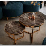 Комплект журнальных столиков SIGNAL DELIA II мрамор / золото} заказать в Курске по цене 30 483 руб. с доставкой в Курск