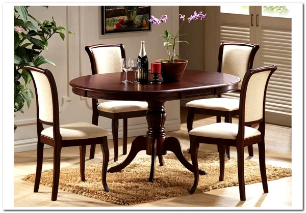 Стол обеденный Signal OLIVIA 106 раскладной (темный орех)} заказать в Курске по цене 55 632 руб. с доставкой в Курск