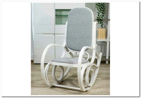 Кресло-качалка Halmar MAX BIS PLUS (белый)} заказать в Курске по цене 26 711 руб. с доставкой в Курск