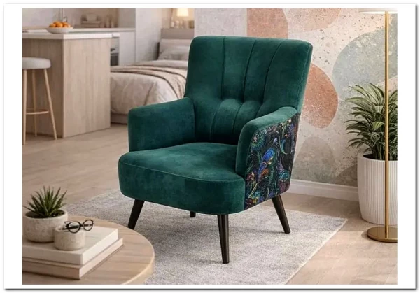 Кресло Halmar PAGONI (темно-зеленый/черный)} заказать в Курске по цене 43 019 руб. с доставкой в Курск