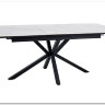 Стол обеденный Signal LOGAN Ceramic раскладной (белый/черный мат)} заказать в Курске по цене 76 082 руб. с доставкой в Курск