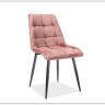 Стул кухонный Signal CHIC Velvet Bluvel 52 (античный розовый/черный)} заказать в Курске по цене 9 962 руб. с доставкой в Курск