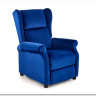 Кресло-реклайнер Halmar AGUSTIN 2 (темно-синий)} заказать в Курске по цене 44 309 руб. с доставкой в Курск