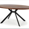 Стол обеденный Halmar LOCARNO (ореховый/черный)} заказать в Курске по цене 44 604 руб. с доставкой в Курск