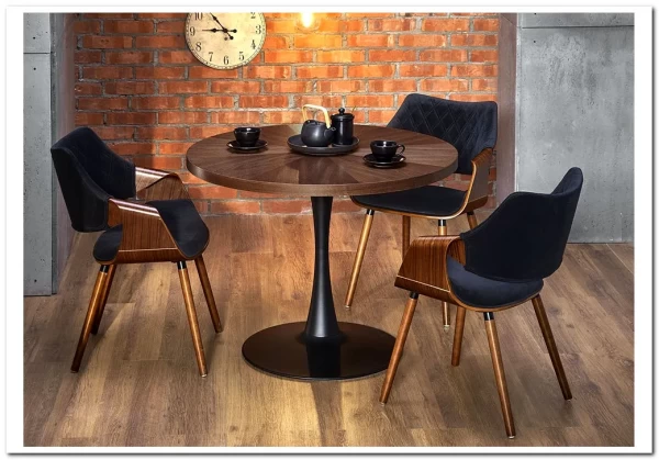 Стол обеденный Halmar CARMELO (орех/черный)} заказать в Курске по цене 29 439 руб. с доставкой в Курск