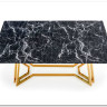Стол обеденный Halmar KONAMI черный мрамор/золотой} заказать в Курске по цене 59 043 руб. с доставкой в Курск