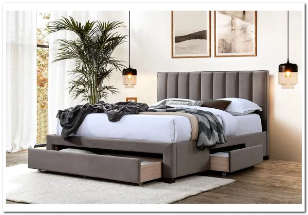 Кровать Halmar GRACE (бежевый) 140/200} заказать в Курске по цене 59 404 руб. с доставкой в Курск